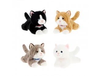 Jucarie de plus Keel Toys Keeleco Kitty Love Pisica White Alb 28 cm