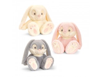 Jucarie de plus Keel Toys Keeleco Patchfoot Rabbits Iepuras Gri 30 cm