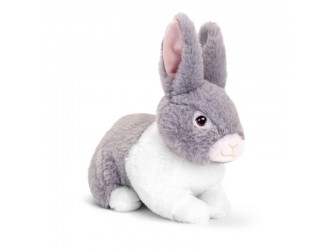 Jucarie de plus Keel Toys Keeleco Bunnies Iepuras Gri 25 cm