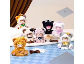 Jucarie de plus pisicuta de colectie POP TOP Rolife seria Nanci – Tea Time Kitties