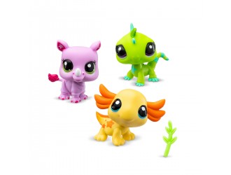 Set cu 3 figurine Animalute salbatice Littlest Pet Shop