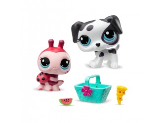 Set cu 2 figurine Animalute Littlest Pet Shop Picnic dragut