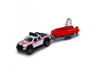 Set de joaca Serviciul de salvare pe apa cu sunete si lumini 29 cm, TechnoDrive