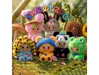 Figurina de colectie-breloc POP TOP Rebel Bear seria Sweet Zoo