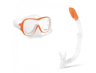 Set de inot Intex Wave Rider Swim Set, masca si tub snorkel, 8+ ani