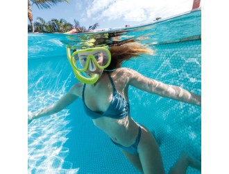Set de inot Intex Adventurer, masca si tub frontal, 8+ ani