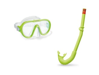 Set de inot Intex Adventurer, masca si tub frontal, 8+ ani