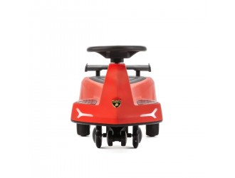 Masinuta copii Lamborghini Ride-On cu propulsie gravitationala, volan sport, roti silentioase, Adamex