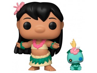 Figurina de colectie Funko POP! Disney Lilo & Stitch: Hula Lilo with Scrump #1741