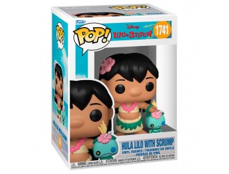Figurina de colectie Funko POP! Disney Lilo & Stitch: Hula Lilo with Scrump #1741
