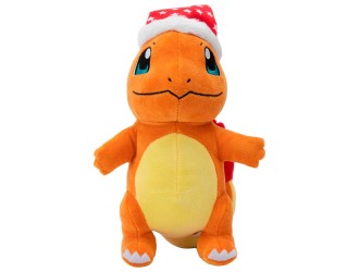 Jucarie de plus Pokemon Jazwares: Christmas Charmander 20 cm