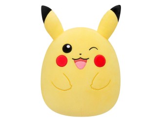 Jucarie de plus Squishmallows Pokemon Pikachu 27 cm, Jazwares