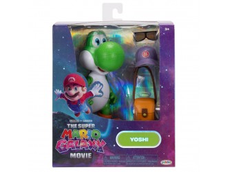 Figurina de colectie Super Mario Browser Jr. Movie Yoshi, 12,5 cm, Jakks Pacific