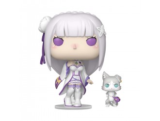 Figurina de colectie Funko POP! Animation: Re: Zero – Emilia with Puck #2112