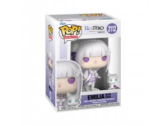 Figurina de colectie Funko POP! Animation: Re: Zero – Emilia with Puck #2112