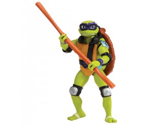 Figurina Donnie cu functie mecanica seria Shell Spin 11,5cm Testoasele Ninja TMNT