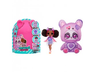 Papusa L.O.L. Surprise! Hoops Cutie cu costum gonflabil de ursulet mov seria Tweens Costume Surprise, Model Aleator