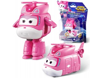 Figurina Transformabila Super Wings Shining Dizzy, Avion si Robot, 13 cm