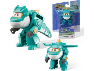 Figurina Transformabila Super Wings Tino, Avion si Robot, 10 cm