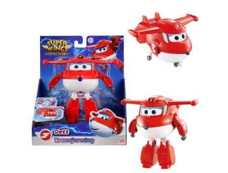 Figurina Transformabila Super Wings Jett, Avion si Robot, 13 cm