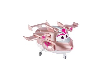Figurina Transformabila Super Wings Golden Girl, Avion si Robot, 13 cm