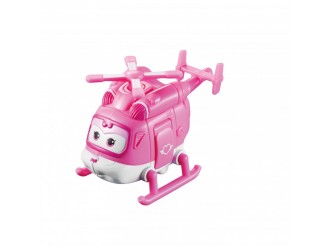 Figurina Transformabila Super Wings Dizzy, Elicopter si Robot, 5 cm