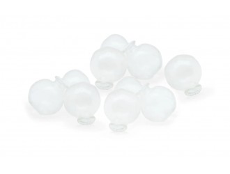 Set rezerve Doctor Squish Squishy Maker, 10 baloane TPR transparente si 10 clipsuri