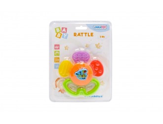 Zornaitoare pentru bebelusi Floare Butterfly Verde, 3 luni+