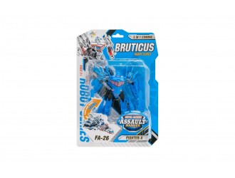 Robot transformabil Bruticus Assault Warrior FA-26 Fighter-X, 2 in 1, Robot si Avion de lupta