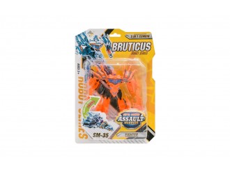 Robot transformabil Bruticus Assault Warrior SM-35 Fighter, 2 in 1, Robot si Avion de lupta
