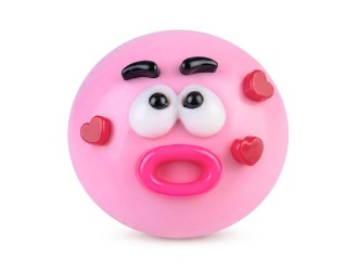 Jucarie antistres Smash Face squishy tip Smushers - Fata Indragostita, Roz, 10 cm