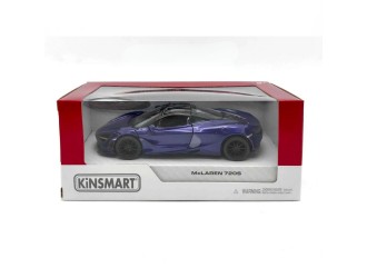 Macheta auto metalica McLaren 720S Kinsmart KT5403W, scara 1:36, cu usi tip fluture care se deschid, Mov