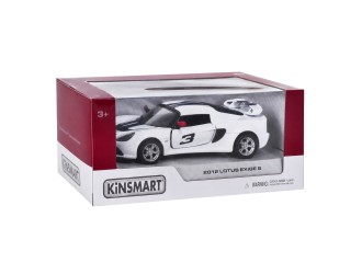 KT5361WF-ALB Macheta auto metalica Lotus Exige S Kinsmart KT5361WF, scara 1:32, cu usi care se deschid, Alb