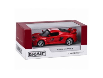  Macheta auto metalica Lotus Exige S Kinsmart KT5361WF, scara 1:32, cu usi care se deschid, Rosu