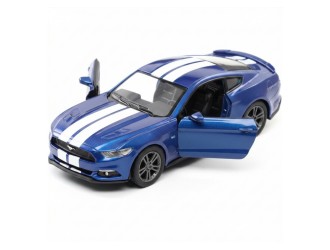 Macheta auto metalica Ford Mustang GT Kinsmart KT5386WF 1:38, cu usi care se deschid, Albastru
