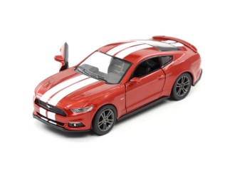 Macheta auto metalica Ford Mustang GT Kinsmart KT5386WF 1:38, cu usi care se deschid, Rosu