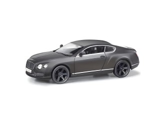 Macheta auto metalica Bentley Continental GT Speed Kinsmart KT5369W 1:38, cu usi care se deschid, Gri