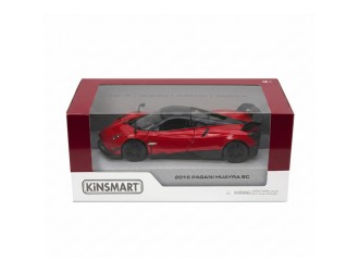 Macheta auto metalica Pagani Huayra BC 2016 Kinsmart KT5400W 1:38, cu usi care se deschid, Rosu