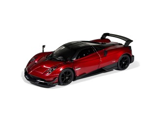 Macheta auto metalica Pagani Huayra BC 2016 Kinsmart KT5400W 1:38, cu usi care se deschid, Rosu