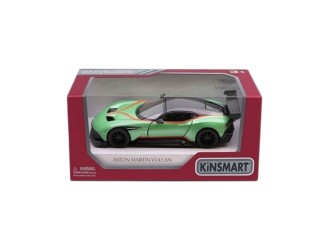 Macheta auto metalica Aston Martin Vulcan Kinsmart KT5407WF, scara 1:38, cu usi care se deschid, Verde