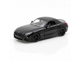 Macheta auto metalica BMW Z4 Kinsmart KT5419W, scara 1:34, cu usi care se deschid, Negru