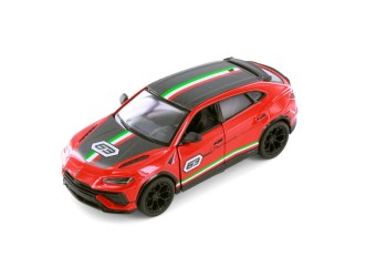 Macheta auto metalica Lamborghini Urus Performante Kinsmart KT5447W, scara 1:40, cu usi care se deschid, Rosu