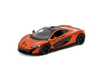 Macheta auto metalica McLaren P1 Kinsmart KT5393W, scara 1:36, cu usi care se deschid, Portocaliu