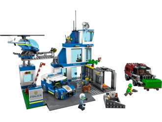 Set de constructie LEGO City 60316 Sectie de politie, jucarie de construit