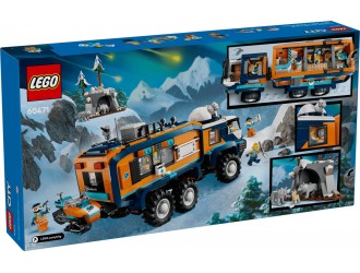Set de constructie LEGO City 60471 Camion laborator stiintific pentru explorare arctica, jucarie de construit