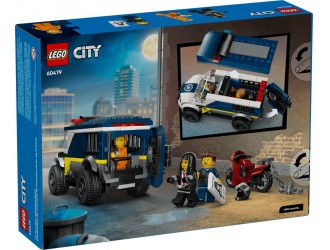 Set de constructie LEGO City 60479 Duba de transport prizonieri a politiei, jucarie de construit