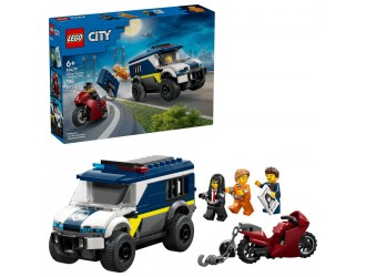 Set de constructie LEGO City 60479 Duba de transport prizonieri a politiei, jucarie de construit