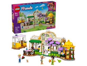 Set de constructie LEGO Friends 42671 Cafenea cu plante si florarie, jucarie de construit