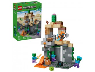 Set de constructie LEGO Minecraft 21587 Temnita cu zombi, jucarie de construit