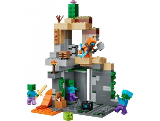 Set de constructie LEGO Minecraft 21587 Temnita cu zombi, jucarie de construit